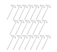 Brochetas Barbacoa - Bastones de acero inoxidable reutilizables | 20 piezas Set Brochetas Air Fryer Barbacoa Kebab - Para pollo carne filete camarón al aire libre camping boda