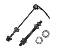 Brochetas de liberación rápida para bicicletas con rodamientos de cubo de 25 mm, práctico juego de herramientas (delantero)