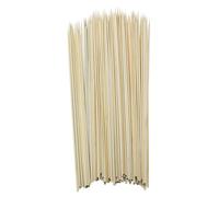 Brochetas de madera para hoguera, 100 unidades, 100 cm x 6 mm de diámetro