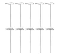 Brochetas para freidora de aire caliente, 10 brochetas verticales , brochetas de acero inoxidable para , brochetas de metal para barbacoa
