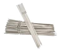 Brochetas Pinchos for barbacoa reutilizables, de acero inoxidable, for shish kebab, camping, tenedores planos, accesorios cocina, herramientas(20pcs forks)