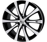Brock B21 7,5 x 17 et 35 Círculo del perno 4 x 108 Hub centrado 63.4 580069868, black-matt front-polished
