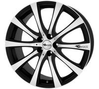 Brock B21 8 x 19 et 45 Círculo del perno 5 x 114 Hub centrado 72,6 580069980, black-matt front-polished