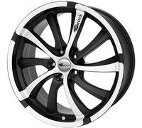 Brock B23 8 x 18 et 35 Círculo del perno 5 x 100 Hub centrado 63.4 580070060, black-matt front-polished