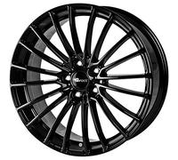 Brock B24 7,5 x 17 et 35 Círculo del perno 5 x 120 Hub centrado 72,6 580070414, pintado en negro