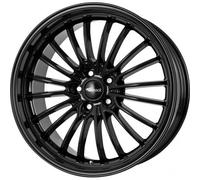 Brock b24gp 9 x 20 et 35 Círculo del perno 5 x 114 Hub centrado 72,6 580070905, pintado en negro