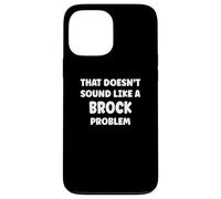 Brock Personalized Custom Boys Brock Name Carcasa para iPhone 13 Pro MAX