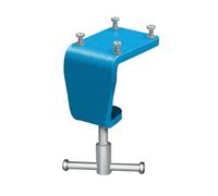 brockhaus_heuer 119120 - Pinza de mesa (tornillo de banco de 120 mm a la superficie de trabajo sin taladrar, ahorra espacio, peso 1,7 kg, grosor de mesa 10-60 mm), vonii, 120