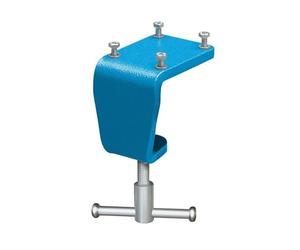 brockhaus_heuer 119120 - Pinza de mesa (tornillo de banco de 120 mm a la superficie de trabajo sin taladrar, ahorra espacio, peso 1,7 kg, grosor de mesa 10-60 mm), vonii, 120