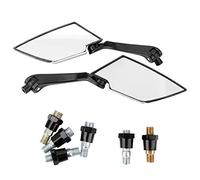 Broco 2pcs Espejos Moto motocicleta Modificado fibra de carbono Espejo retrovisor posterior del revés espejos laterales accesorios moto