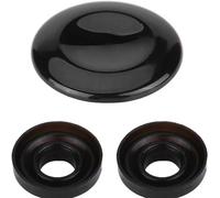 Broco Botón de joystick cubierta del centro de mando MMI Kit de reparación for Audi A4 A5 A6 Q5 Q7 S5 S6 pintura Negro