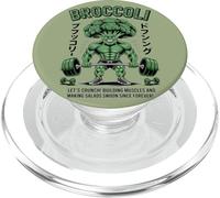 Brócoli Culturista Gimnasio Fitness Poder Vegetal PopSockets PopGrip para MagSafe