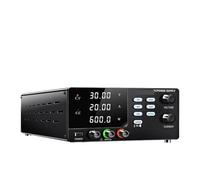 BRODEFUP Fuente de alimentación de 60 V, 20 A, 1200 W, con 3 memorias mejoradas, Bloqueo de Salida, estabilizador de Voltaje USB(R-SPS3020-USB,AC 110V)