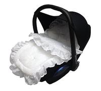 Broderie Anglaise coche asiento saco/Cosy Toes Compatible con Graco Junior Baby/logico blanco