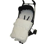 Broderie Anglaise Frilly - Saco/Cosy Toes Compatible con Quinny Zapp blanco