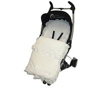Broderie Anglaise saco/Cosy Toes Compatible con Bugaboo Bee blanco