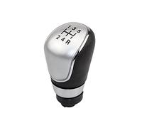 BROEL Universal Pomo Cambio de Marcha Para Ford para Fiesta 2008-2012 perilla palanca cambios funda 5/6 velocidades para maletero Perilla palanca cambios Manual (Color : 5 de plata velocidad)