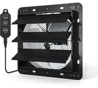 Brogachy 250mm Ventilador Extractor de Aire Escape 1280 m³/h Extractor Industrial Controlador PWM Para Enfriar Casas y Almacenes, Ventilación, Circulación de Aire con Enchufe EU.
