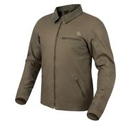 BROGER Montana Chaqueta de Moto Hombre | Protectores de Codos y Hombros | Puños ajustables | Cuello de Pana | Bolsillos Externos con Cremallera