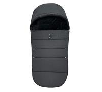 Brogtorl Cochecito universal para bebé, cubierta cálida para las piernas, forro suave y tejido impermeable, compatible con Babyzen YOYO - Incluye bolsa de transporte - Lavable a máquina (negro negro)