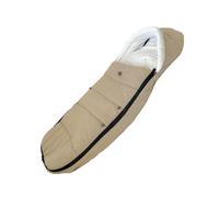 Brogtorl Saco para los pies Universal para Cochecito, Compatible con Babyzen YOYO/YOYO2, Stokke YOYO3 y Bugaboo, Tela a Prueba de Viento y frío, fácil de Limpiar (Beige)