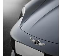 BrohN 1 Uds Nueva Insignia de Coche alas de Metal Pegatina Decorativa el Cuerpo para MG Morris Garage MG 3 5 6 7 TF GT ZR Morris 3 6 GS 5 Gundam 350,Silver Style