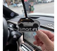 BrohN Colgante Universal aromaterapia Coche calcomanías fragantes tabletas ambientador Especial para Smart Elf #1 Accesorios Coche,White Style