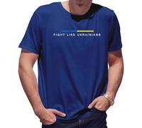 BroiderStudio Fight Like Ukrainians Camiseta de Hombre Triste Size XXL