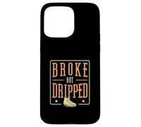 Broke But Dripped Funny Sneaker Coleccionando Un Coleccionista De Zapatos Carcasa para iPhone 15 Pro MAX