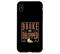 Broke But Dripped Funny Sneaker Coleccionando Un Coleccionista De Zapatos Carcasa para iPhone XS MAX