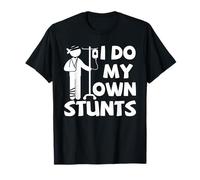 Broken Arm Recovery Cast Stunt Humor Hago mis propias Acrobacias Broma Camiseta