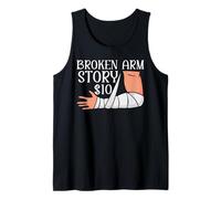 Broken Arm Story Funny Arm Lesión Camiseta sin Mangas
