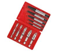 Broken Bolt Extractor Kit- 10-Piece Heavy-Duty Easy Out Hex-Head | 95×65×25mm Damaged Screw Remover Tool Set | Mechanic Tool Damaged Screw Remover For Garage Workshop Construction Woodworking
