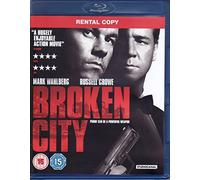 BROKEN CITY BLU RAY. RENTAL COPY.