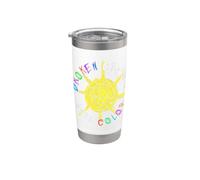 Broken Crayons Still Color Mental Health Awareness Vaso térmico de acero inoxidable de doble pared