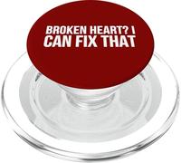 Broken Heart Fix Divertido Cirujano Relación Humor PopSockets PopGrip para MagSafe