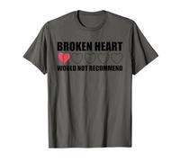 Broken Heart Would Not Recommending Funny Anti Valentine Camiseta