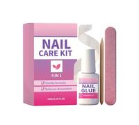Broken Nail Repair Kit - Silk Wrap Strengthening Glue | File Nail Fix Restoration System Split Protection Care Recovery Tool Set for Natural Nails, Beauty, Home or Salon Manicure