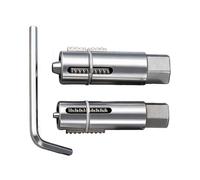 Broken Pipe Extractor Tool - 2 piezas herramienta ajustable | 12 mm y 14 mm Pipe Screw Remover With Hex Wrench | For Faucet Valve Screw Thread Repair | 4,5 cm 45 Steel Forged High Temperature