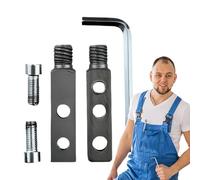 Broken Pipe Extractor Tool, 7.4x1.6x1.5cm Ergonomic Faucet Valve Screw Extractor, Easy To Grip Portable Bolt Removing Tool, Broken Pipe Remover For Home, Industry, Business