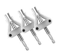 Broken Pipe Extractor Tool, Hex Shank Broken Fitting Remover for Kitchen, Bathroom Plumbing, Effortless Removal (3PCS)