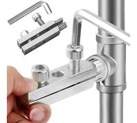 Broken Pipe Extractor Tool, Multifunctional 4/6 Tap Extractors, 2.95x0.63 pulgadas Durable Household Plumbing Removal Tool, Pumps Equipment for Water Heater Expansion Shower Sprinkler Pipeline Repair