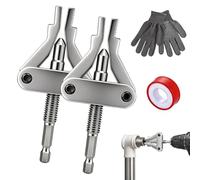 Broken Pipe Thread Extractor Tool Drill Powered 1/2" 3/4" 1" Pipe (2pcc)