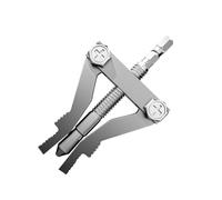 Broken Pipe Tool, Manual Extractor Tool with Steel Construction, Silver