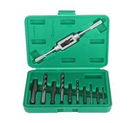 Broken Screw Extractor Set 11pcs | High Speed Steel Drill Bits & Left Hand Spiral Extractors | Damaged/Rusted/Stripped Screw Removal Tool | M3 - M12 Bolts Fasteners