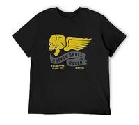 Broken Skull Ranch Unisex 100% Cotton Short-Sleeve T-Shirts Black S