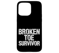 Broken Toe Survivor Recuperación Retirada - Carcasa para iPhone 15 Pro MAX