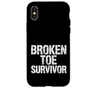 Broken Toe Survivor Recuperación Retirada - Carcasa para iPhone X/XS