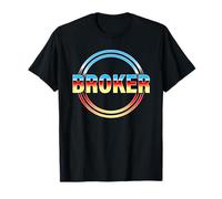 Broker Estilo Retro Camiseta