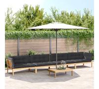 Brokky Set de sofás de palets de jardín y Cojines Muebles Jardin Sofas Exteriores de Jardin Sofa de Jardin Exterior 5 pzas Madera Acacia / 3209379